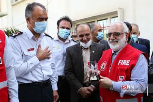 آیین افتتاح مرکز نیکوکاری سازمان آتش نشانی