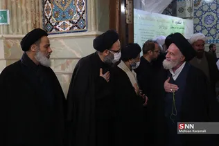  تشییع آیت‌الله علوی گرگانی در قم