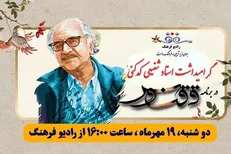 جشن میلاد استاد شفیعی کدکنی شاعر آیینه‌ها در رادیو فرهنگ