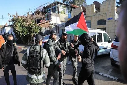 ۱۶۳ فلسطینی در اعتراض به راه پیمایی پرچم صهیونیست&zwnj;ها زخمی شدند