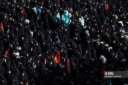 اتوبان شهید سلیمانی همچنان مملو از جمعیت عزادار + فیلم