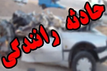 ترافیک در بزرگراه آزادگان به&zwnj;دلیل برخورد سواری پژو با سمند