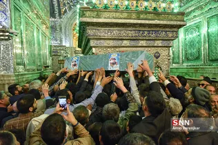 تشییع پیکر شهید مدافع حرم شهید محمد باقری در شیراز
