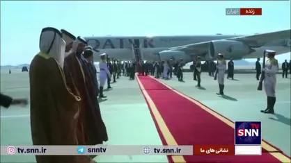 امیر قطر وارد تهران شد