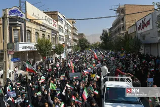 راهپیمایی بانوان فاطمی در شیراز