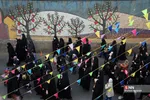 مراسم نمادین استقبال از ورود کاروان حضرت معصومه(س) به قم