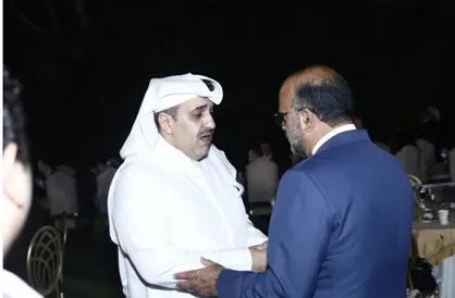 حضور کاردار عربستان در ضیافت افطار ایران در مصر