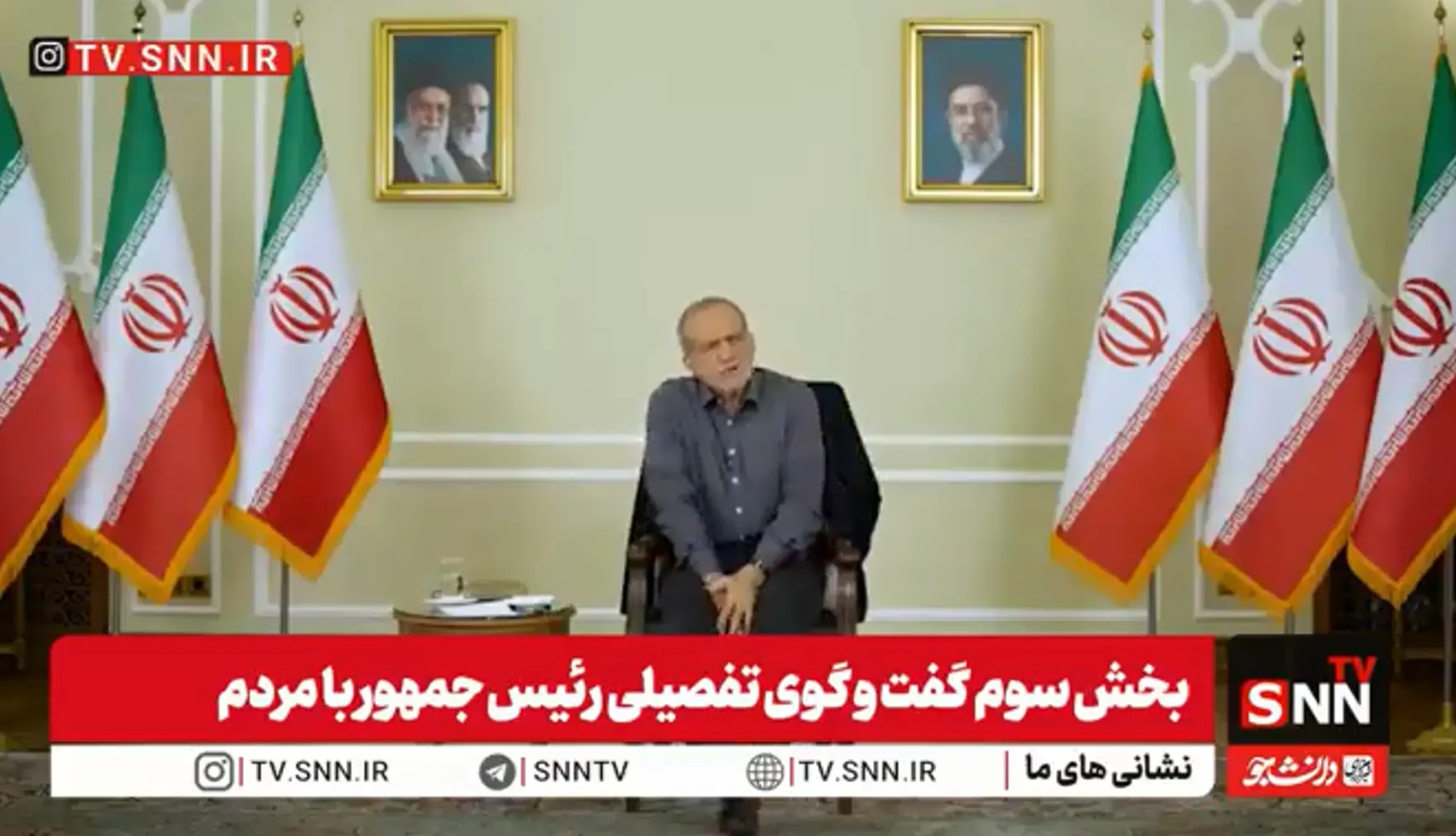 پزشکیان: وقتی می‌توانیم حق‌مان را با گفت‌وگو بگیریم، چرا باید بجگیم؟ + فیلم