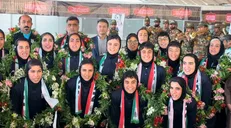 ملی‌پوشان فوتبال بانوان به ایران بازگشتند