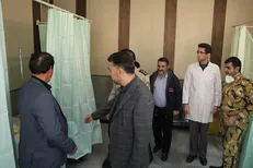 رئیس دانشگاه علوم پزشکی همدان از مراکز ارائه خدمت به زائران حسینی بازدید کرد