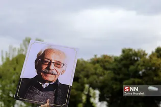 مراسم تشییع مرحوم «جمشید مشایخی»