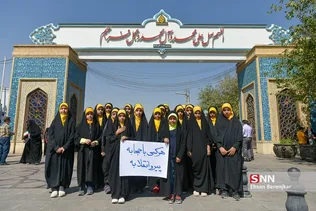 راهپیمایی بانوان فاطمی در شیراز
