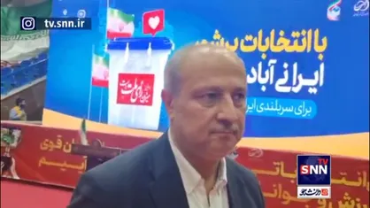 مناف هاشمی: رییس جمهور منتخب باید بر یک برنامه عمیق در حوزه ورزش تمرکز کند