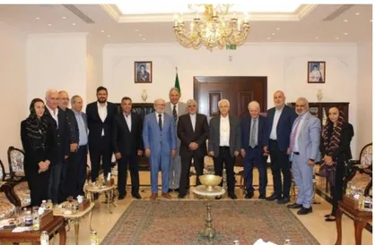 هیاتی از مقامات سیاسی لبنان با نماینده ویژه وزارت امور خارجه در لبنان دیدار کردند