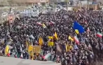 حضور گسترده مردم ایلام در مراسم چهلم رهبر شهید انقلاب