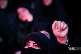 مراسم اجتماع شبانه مردمی در خیابان جمهوری اسلامی