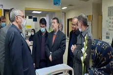 بررسی خدمات بیمارستان کوه کمری مرند توسط وزیر بهداشت