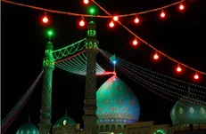 جشن های میلاد امام هادی(ع) و عید غدیر در آستان مقدس مسجد جمکران + فیلم فضاسازی برای جشن غدیر