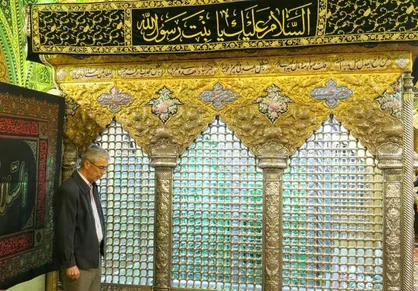 سرلشگر باقری به حرم حضرت رقیه (س)  مشرف شد+ عکس