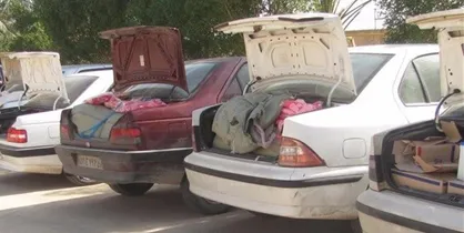 کالاهای قاچاق از ۳۲ ماشین شوتی در زنجان کشف شد