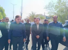 وزیر بهداشت وارد عسلویه شد