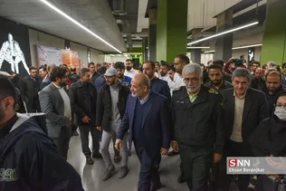 افتتاح خط ۲ مترو شیراز با حضور وزیر کشور