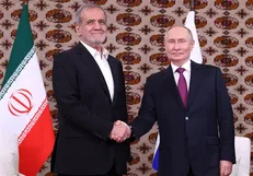 دیدار پزشکیان و پوتین در بیشکک + فیلم