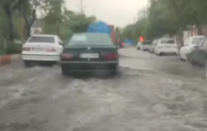 بارش رحمت الهی در اردبیل