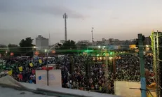 تقدیر از آرتین سرایداران و خواهرش در حاشیه اجتماع بزرگ امام رضایی‌ها