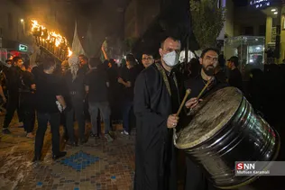 مراسم مشعل گردانی در قم