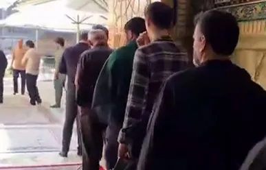 مسیر تشرف به مزار مطهر رهبر شهید انقلاب در رواق دارالذکر