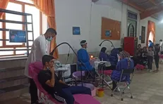 خدمات دندانپزشکی به همت جهادگران دانشگاه علوم پزشکی البرز به مردم ماهدشت ارائه شد