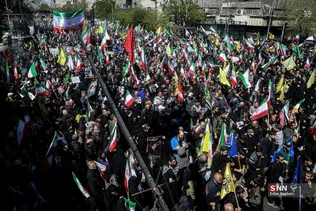 عزاداری مردم تهران در روز اربعین رهبر شهید انقلاب اسلامی(2)