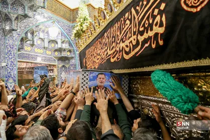 تشییع پیکر سردار شهید عباس نیلفروشان در شهر مقدس قم