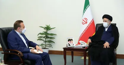 دیدار دبیر شورای عالی انقلاب فرهنگی و رئیس دفتر رئیس جمهور با آیت الله رئیسی