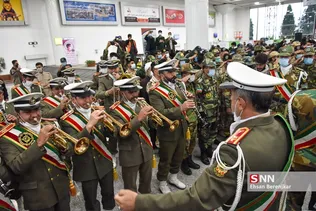 استقبال از پیکر ۹ شهید دوران دفاع مقدس در شیراز