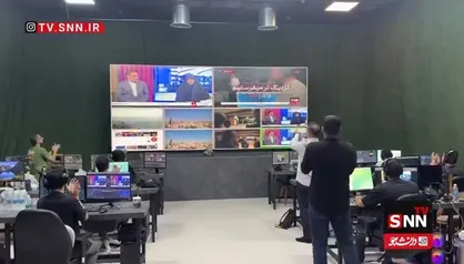 تحریریه خبرگزاری دانشجو بعد از بازگشت خانم سحر امامی مجری شیر زن ایرانی بلافاصله بعد از حمله رژیم صهیونیستی به ساختمان شبکه خبر
