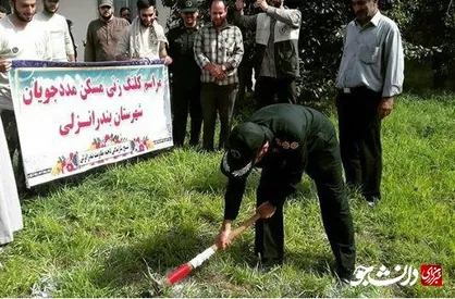 جعفری: کلنگ ساخت خانه محروم در روستای آبکنار بندرانزلی زده شد