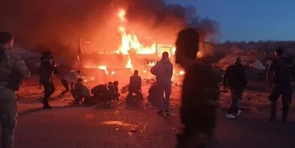 کشته شدن دستکم ۶ غیرنظامی در حمله تروریستی به یک اتوبوس در حماه
