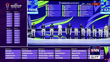 قرعه کشی جام ملت های آسیا انجام شد/ ایران در گروه C در کنار امارات، فلسطین و هنگ کنگ