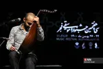 اجرای نوازنده مصری و هلندی در سی و هفتمین جشنواره موسیقی فجر