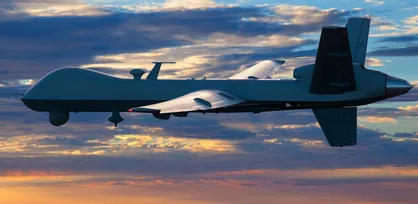 پهپاد MQ-9 آمریکا به دام سامانه دفاع هوایی یمن افتاد