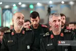  سردار حسین سلامی جانشین فرمانده کل سپاه  وسردار علی فضلی فرمانده دانشگاه افسری امام حسین علیه السلام