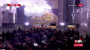 نمایی از حرم مطهر علی بن موسی الرضا(ع) در شامگاه شهادت ایشان