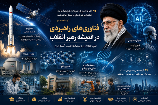 از ماهواره تا هوش مصنوعی؛ فناوری‌های راهبردی در منظومه فکری رهبر شهید انقلاب اسلامی