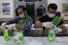 دانشجویان همدانی ۱۱۰ بسته بهداشتی به مدافعان سلامت هدیه کردند