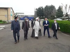 رئیس مجمع نمایندگان خراسان رضوی از واحد‌های تولیدی مبارزه با کرونا بازدید کرد