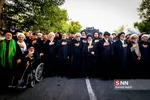 حضور علیرضا رشیدیان و حجة‌الاسلام والمسلمين حاج شيخ حسن صافي فرزند حضرت آيت الله صافي گلپايگاني در جمع علما و عزاداران علوی(ع)