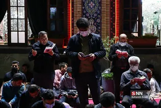 احیای شب ۲۱ در آستان امامزاده صالح (ع)