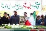 آیین تشییع و تدفین شهید گمنام در دانشگاه خوارزمی
